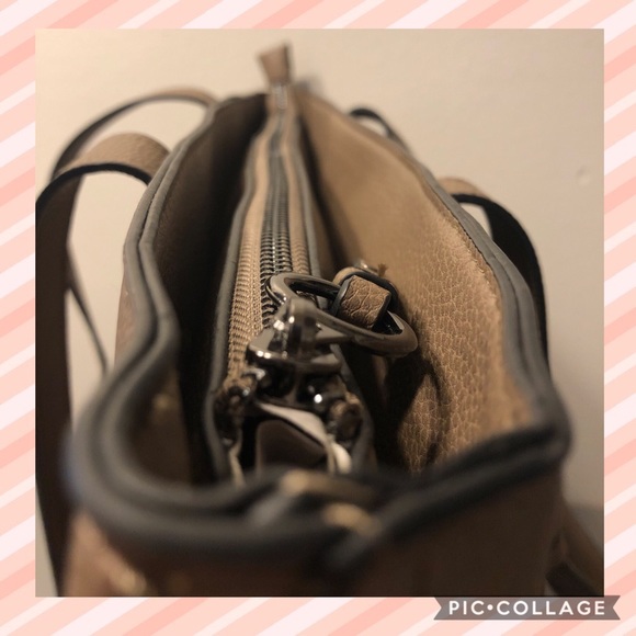 NWT leather mocha tote - Picture 3 of 8